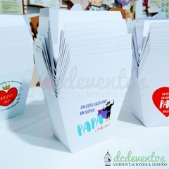 Cajita con chocolates regalo para el Día del Padre - DCD Eventos® - Casamientos y fiestas temáticas