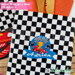 Individuales y porta cubiertos personalizados para cumpleaños