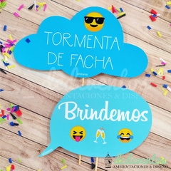 Carteles con frases 50 años
