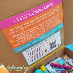 KIT PARA CREAR TU CUMPLE EN FAMILIA - FIESTA PARA ARMAR en internet