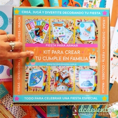 KIT PARA CREAR TU CUMPLE EN FAMILIA - FIESTA PARA ARMAR - DCD Eventos® - Casamientos y fiestas temáticas