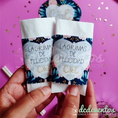 60 pañuelos tissues personalizados en internet