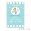 20 Estampitas bautismo Angelito - Modelo 10