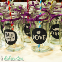 25 Stickers para vasos