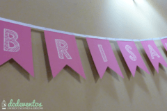 Banderín Pink Mis 15 años - comprar online