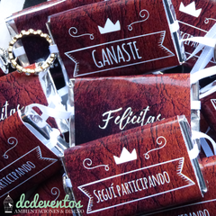 40 chocolates con cinta 15 años - tienda online