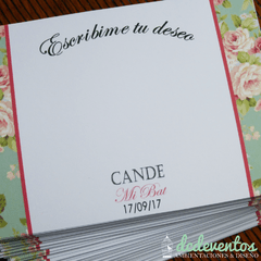 100 Tarjetitas para deseos - Bat Mitzvah
