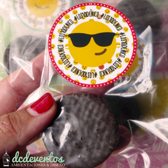 24 Alfajores personalizados Emoji - comprar online