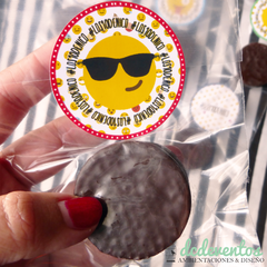 24 Alfajores personalizados Emoji - comprar online