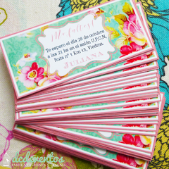 50 Invitaciones romántica Juli - comprar online