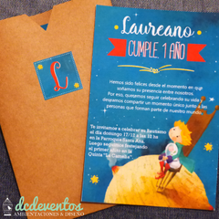 30 Invitaciones El Principito 1 añito - DCD Eventos® - Casamientos y fiestas temáticas