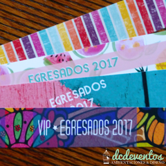 500 Pulseras autoadhesivas personalizadas egresos (Pedilas con tu diseño favorito) - comprar online