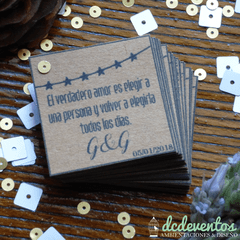 60 Tarjetitas para souvenir vintage