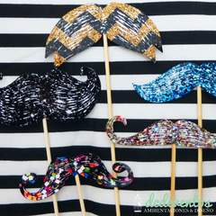 Kit para Photobooth glitter glam - tienda online