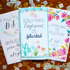 50 pañuelos tissues personalizados - comprar online