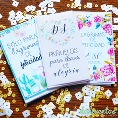 50 pañuelos tissues personalizados en internet