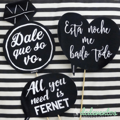 Kit para Photobooth glitter glam