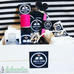 Kit de Toilette 15 años Femenino Deluxe [PEDILO CON TU DISEÑO FAVORITO] - DCD Eventos® - Casamientos y fiestas temáticas