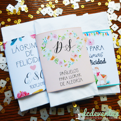 30 pañuelos tissues personalizados en internet