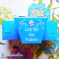 100 Cajitas box souvenirs cumpleaños en internet