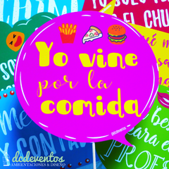 25 Carteles + 15 accesorios con frases para Photobooth (diseño y frases a elección)