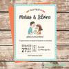 50 Invitaciones casamiento - MOD 001