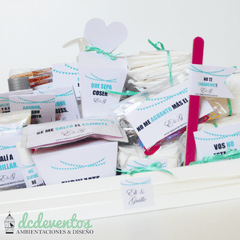 Kit de Toilette Femenino Premium [Pedilo con tu diseño favorito] - DCD Eventos® - Casamientos y fiestas temáticas