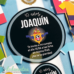 Imagen de 30 Invitaciones de fútbol