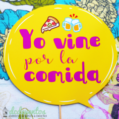 Imagen de 40 Carteles + 20 accesorios con frases para Photobooth