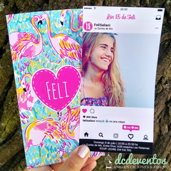 50 Invitaciones Instagram tropical - comprar online