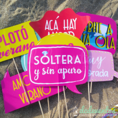Imagen de Kit para Photobooth Casamientos - 25 Accesorios para el rincón de fotos