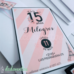 50 Invitaciones Paris