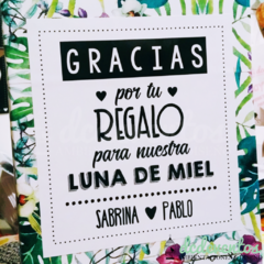 Buzón para regalos en efectivo + sobres (diseño a elección) - tienda online