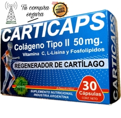 CARTICAPS - Regenerador de cartilago - Colágeno Tipo II