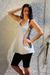 Musculosa Deportiva Combinada (gris melange)