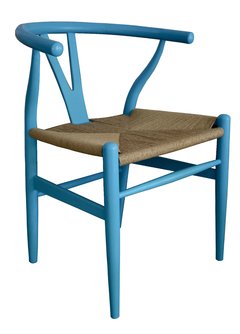 Silla Wishbone Light Blue