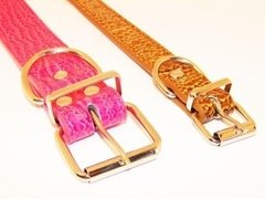 Collar cuerina fantas­a cocodrilo