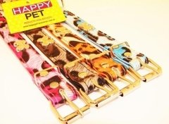 Collar animal print con apliques