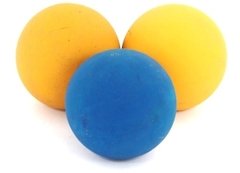 Pelota de goma de colores x 3 unidades