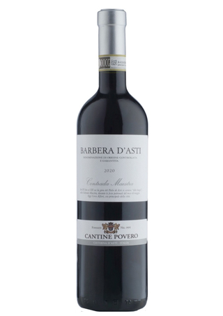 988 - Barbera d'Asti Contrada Maestra 2021. Cantine Povero