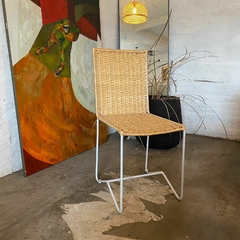Silla recta tejida