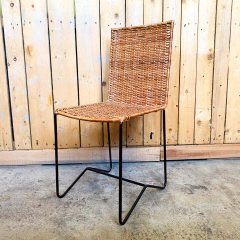 Silla recta tejida - tienda online