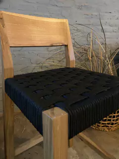 Banqueta trenzada con soga en internet
