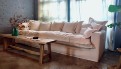 Sofá doble almohadon - tienda online