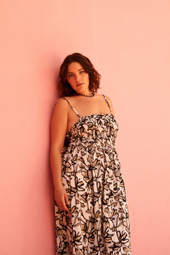 Vestido Alissa, Vestido nido de abeja en busto