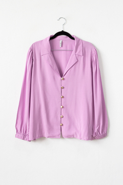 Blusa JULIANA, Blusa con solapa, botones marmolados y puño con elástico en internet