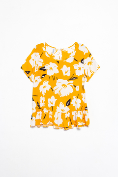 Blusa Quimeya, Blusa con volados y frunce el cintura