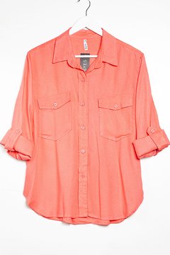 B823/1 Syes, Camisa doble cartera bolsillo aplicado, Talles grandes