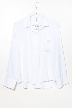 B827/1 Syes, Camisa Bolsillo Aplicado, Talles Grandes