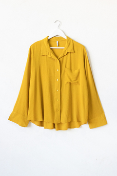 Camisa ELOISA, Camisa manga larga con cartera ancha - SYES | Mayorista